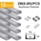 hunhun 10-Pack 6.6ft/ 2Meter U Shape LED Aluminum Channel System with Milky Cover. $28 MSRP