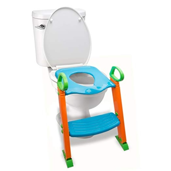 Potty Toilet Seat with Step Stool ladder, (3 in 1) Trainer for Kids Toddlers W/ Handles.. $46 MSRP