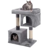 FEANDREA Cat Tree with Sisal-Covered Scratching Posts . $72 MSRP