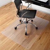 Clear Rectangle PVC Transparent Chair Mats Floor Mat Protector . $36 MSRP