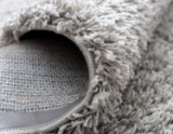 Unique Loom Solo Solid Shag Collection Modern Plush Cloud Gray Area Rug. $22 MSRP