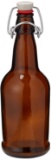 CASE OF 12 - 16 oz. EZ Cap Beer Bottles - AMBER. $437 MSRP
