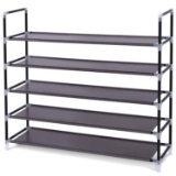 SONGMICS 5 Tiers Shoe Rack Space Saving Shoe Tower Cabinet Storage Organizer. $34 MSRP