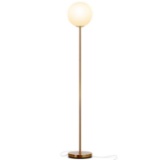 Brightech Luna - Frosted Glass Globe LED Floor Lamp . $86 MSRP