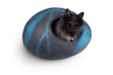 CatGeeks Premium Felt Cat Cave, All-Natural 100% Merino Wool - Handmade Indoor Cat House. $92 MSRP
