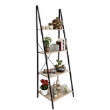 Ladder Shelf Bookcase Freestanding Plant Stand Lounge Room Home Office Bathroom Storage. $92 MSRP