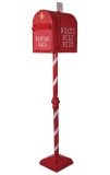 Santa Mailbox on Pole. $58 MSRP