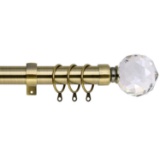 VICEROY BEDDING Crystal Ball Extendable Curtain Pole. $20 MSRP