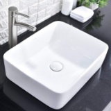 Comllen Above Counter Ceramic Bathroom Vessel Sink Art Basin. $69 MSRP