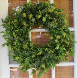 Arbor Artificial Boxwood Wreath 22 Inches. $69 MSRP