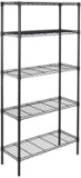 AmazonBasics 5-Shelf Shelving Unit - Black. $69 MSRP