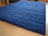 Soft Touch Shaggy Navy Blue Thick Luxurious Soft 5cm Dense Pile Rug. . $50 MSRP