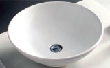 New ECT Global 4030 Above Counter Round Basin Ceramic Vanity Vessel Sink WHITE. $115 MSRP