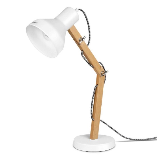 ...Tomons Wood Adjustable Head Desk Lamp, $ 20 MSRP