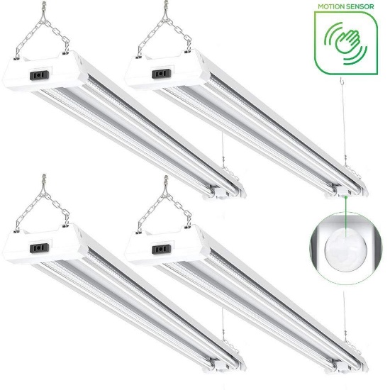 Sunco Lighting 4 Pack LED Utility Shop Light,$104 MSRP