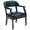 Boss Captain?s Chair In Black Vinyl,$100 MSRP