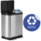 iTouchless SoftStep 16 Gallon Step Trash Can & Recycling Bin,$169 MSRP