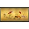 Oriental Furniture Seven Lucky Fish Framed Painting Print,$33 MSRP