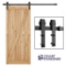 SMARTSTANDARD Sliding Barn Door Hardware Kit,$59 MSRP