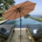 Aluminum Patio Umbrella Outdoor Market Umbrella,$49 MSRP