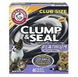 Arm & Hammer Clump & Seal Premium Cat LItter,$37 MSRP