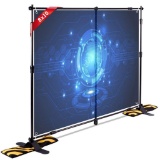 T-Sign 10'x8' Professional Step and Repeat Backdrop Banner Stand,$79 MSRP