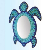 Beachcombers SS-BCS-03537 Mosaic Sea Turtle Mirror $35 MSRP