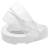 Carex Hinged Toilet Seat Riser,$33 MSRP