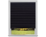 Original Blackout Pleated Paper Shade Black,$34 MSRP