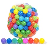 Playz 500 Soft Plastic Mini Play Balls with 8 Vibrant Colors - $59 MSRP