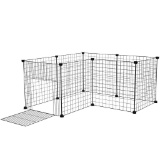 Rackaphile Metal Pet Playpen Expandable Wire Pet Fence,$40 MSRP