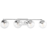 Progress Lighting Mod Collection 4-Light Polished Chrome Bath Light,$184 MSRP