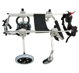 Best Friend Mobility Quad 4 Four Wheel Full Support Pet Dog Wheelchair Cart,$255 MSRP
