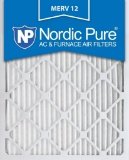 Nordic Pure......MERV 12 Pleated AC Furnace Air Filter,$32 MSRP