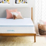 LINENSPA 2 Inch Gel Infused Memory Foam Mattress Topper Full,$49 MSRP