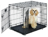 Dog Crate | MidWest Life Stages Double Door Folding Metal Dog Crate,$39 MSRP