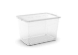 KIS Clear Omni Box Storage Box, 63-Quart/60-Liter (4 ?Pack)