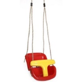 Red Plastic Baby and Toddler Swing Seat,$56 MSRP