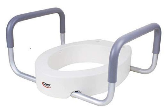Carex Toilet Seat Elevator with Handles Elongated-Case,$151 MSRP