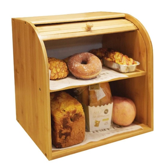 Goodpick Bamboo Bread Box,$79 MSRP