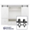 SMARTSTANDARD sliding barn door hardware kit. $43