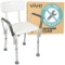 Vive Shower Chair with Back - Handicap Bathtub Bench with Padded Armrest ,$54 MSRP