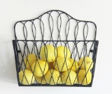 Tagway Home Wall Mount Storage Magazine Rack Fruit Basket,$38 MSRP