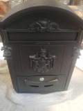 Retro vintage outside wall post box