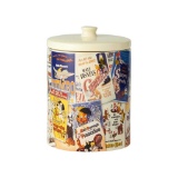 Enesco Classic Disney Film Posters Ceramic, Cookie Jar Multicolor ,$62 MSRP