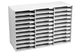 AdirOffice File Organizer Classroom - Office - Home (30 Slots, White),$46 MSRP