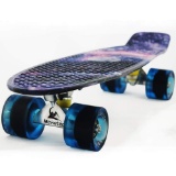 MEKETEC Skateboards Complete Mini Cruiser Retro Skateboard,$34 MSRP