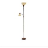 Mainstays Ms Floor And Reading Light Brown,$19 MSRP