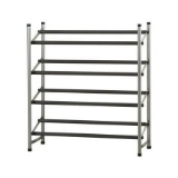 MS 4Tier Expandable Shoe Rack with non slip bars,$14 MSRP