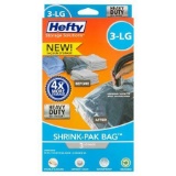 Hefty Shrink-Pak Vacuum Seal Bags,$12 MSRP